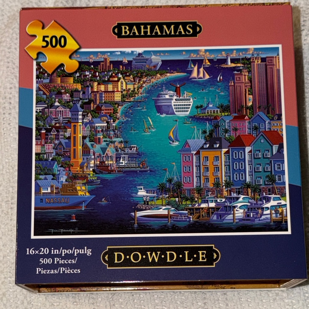 Dowdle Bahamas 500-Piece Puzzle - Multicolor